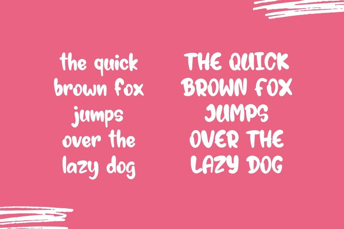 Blessing Rain - Playful Handwritten, a Handwritten Font by Letterayu Studio (Photo 8 of 9)