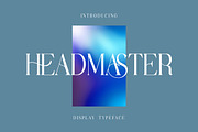 Headmaster Serif Display Typeface, a Serif Font by UICreative (Thumbnail 1 of 13)