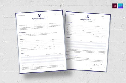 Employee Personal Information Form, a Stationery Template by BrandPacks