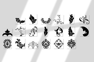 Baroque Elements Stamp Brushes