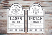Beer Labels: Editable Set, a Templates & Theme by Lumitar (Thumbnail 3 of 6)