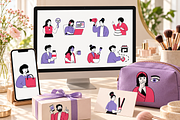 Beauty Salon Illustrations, a Person Illustration by alexdndz (Thumbnail 2 of 3)