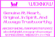 Authentic Style font, a Sans Serif Font by weknow (Thumbnail 2 of 8)