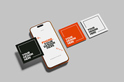 Instagram Post Mockup(Scene Creator), an iPhone Mockup by Graphiculon (Thumbnail 10 of 11)