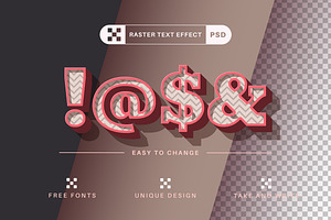 PSD Retro - Editable Text Effect