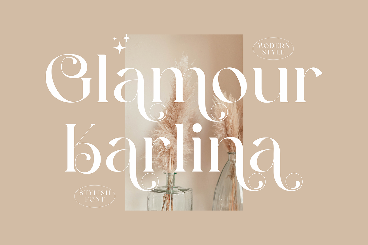 Glamour Karlina Luxury Serif Font, a Serif Font by Storytype Studio (Photo 1 of 9)