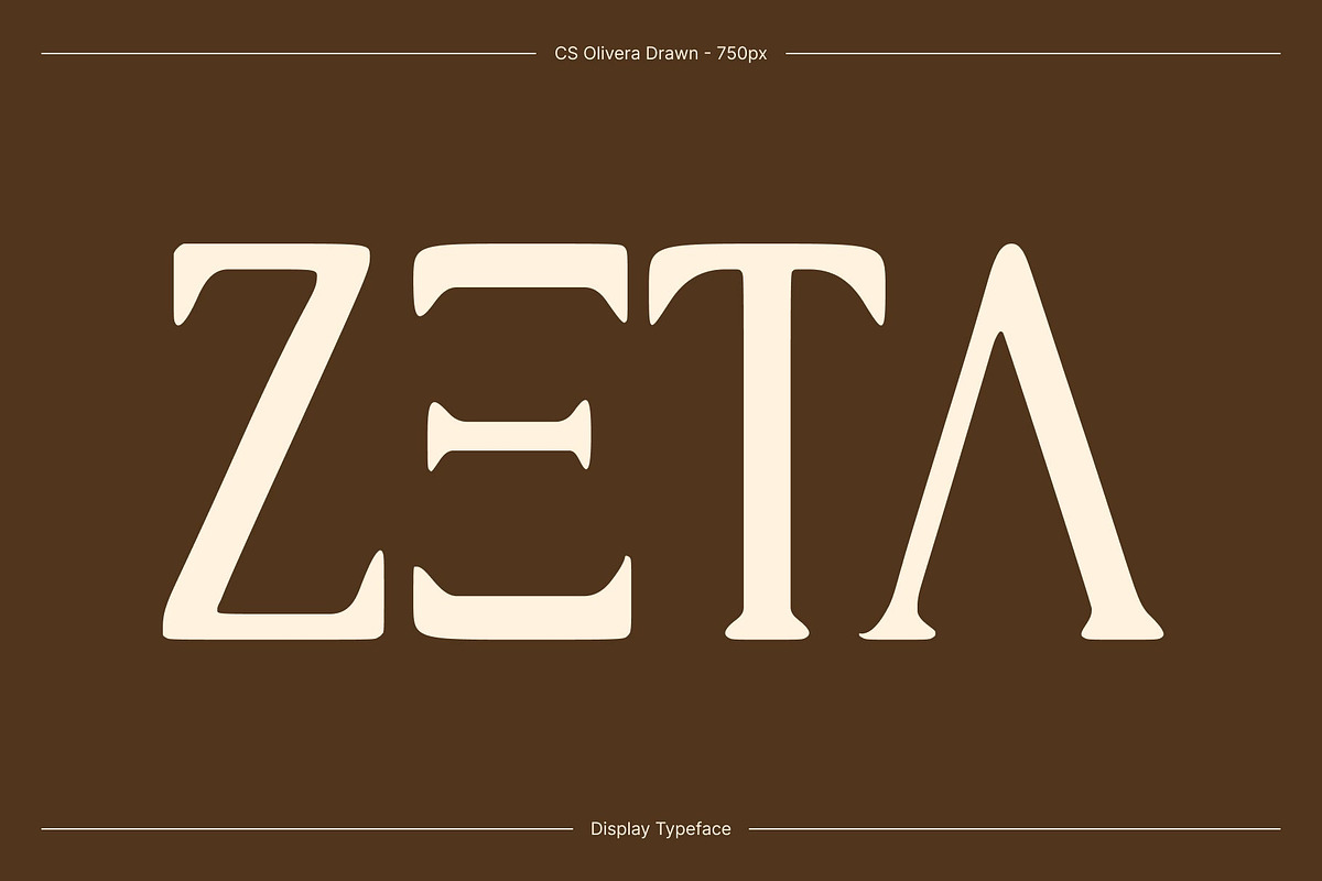 CS Olivera Drawn, a Serif Font by Craft Supply Co. (Photo 2 of 8)