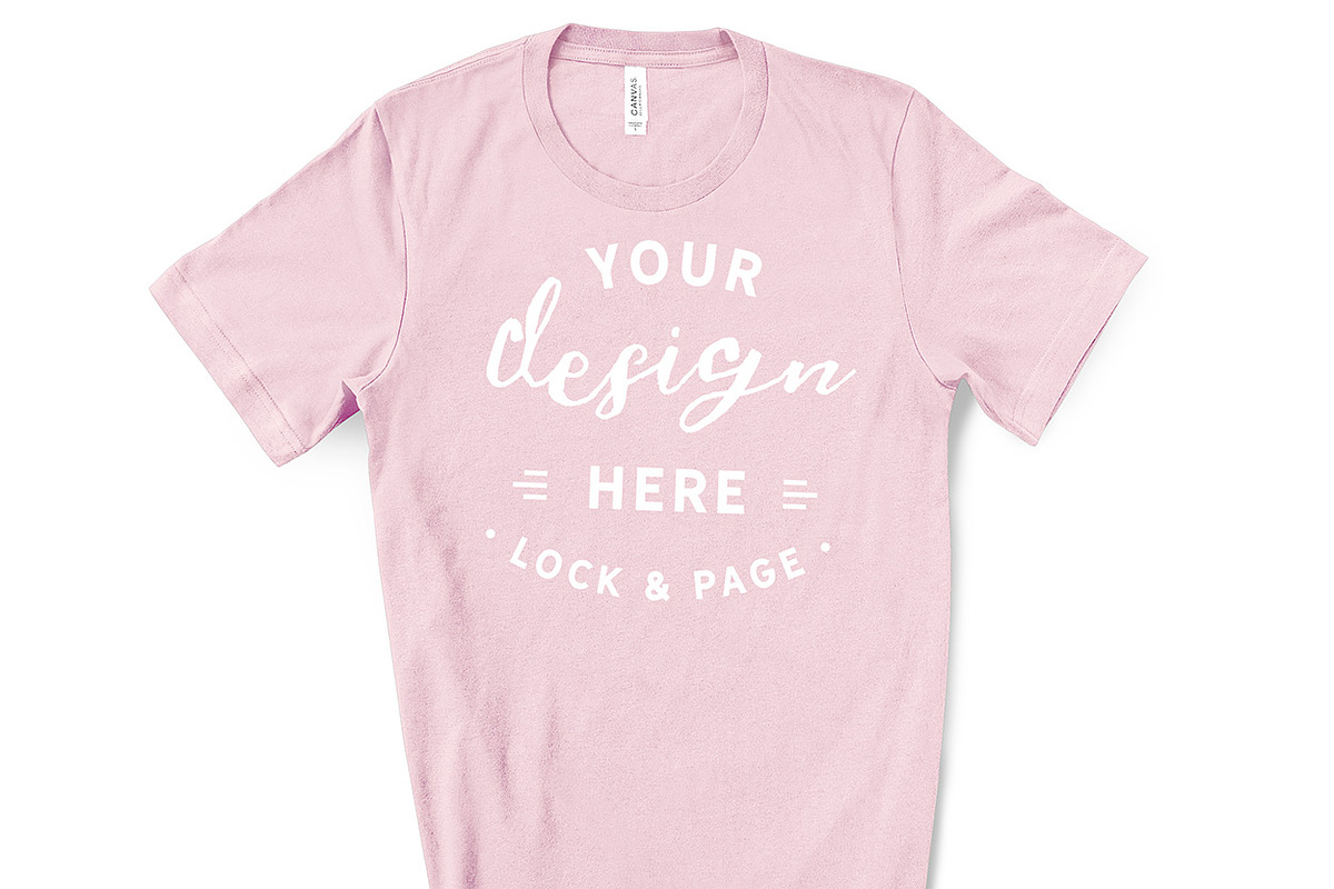Male Bella Canvas 3001 Mockup Bundle, a Shirt Mockup by lock and page (Photo 5 of 60)