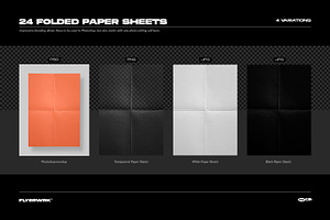 Folded Paper Sheets