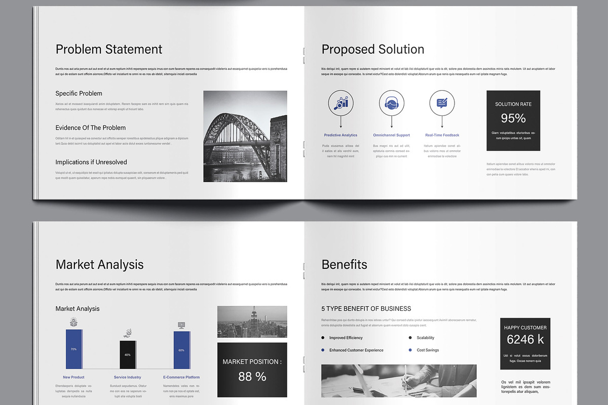 Business White Paper Design Template, a Brochure Template by MightyDesign (Photo 4 of 9)