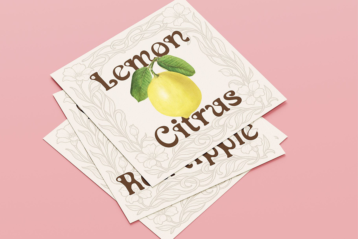 CS Bloom Drawn, a Serif Font by Craft Supply Co. (Photo 4 of 8)