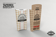 Tapered Burrito Box Packaging Mockup, a Packaging Mockup by INCDesign (Thumbnail 6 of 7)