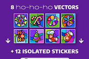 MERRY CHRISTMAS! Pop Art Collection, a Decorative Illustration by Lilli Jemska Studio (Thumbnail 2 of 4)