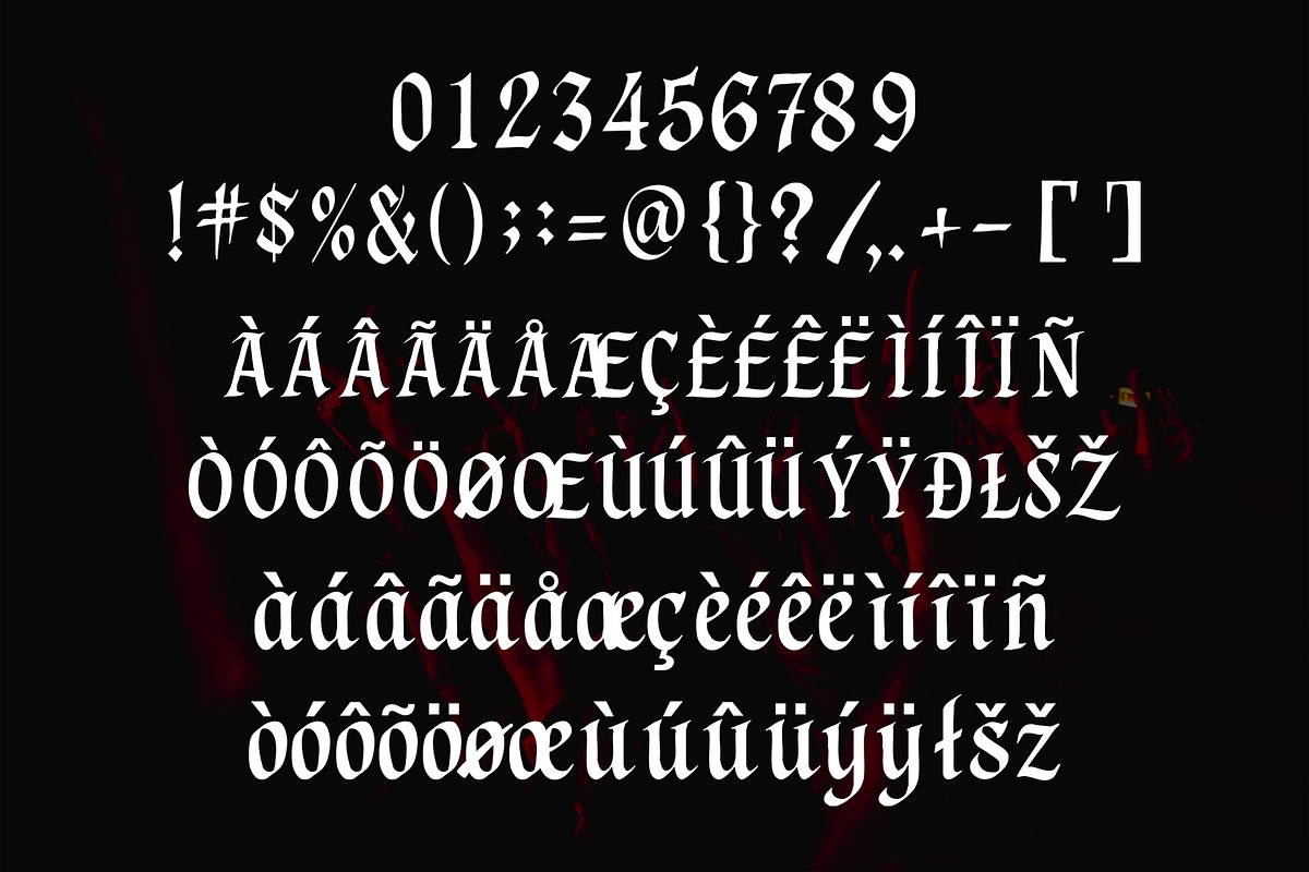 Noctura Gothic, a Serif Font by Art StoreID (Photo 3 of 8)