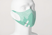 Face Mask Mock-up, a Mask Mockup by zippypixelstudio (Thumbnail 9 of 12)