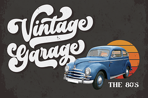 Virland - A Bold Retro Script Font