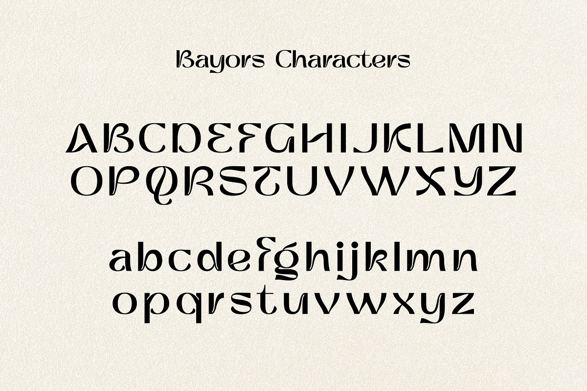 Bayors | Psychedelic Display font, a Sans Serif Font by Ekahermawan (Photo 10 of 14)