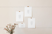 Gallery Wall Mockup, Wall Art Mock, a Graphic by HALFTOUNE (Thumbnail 2 of 3)