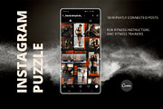 Fitness instagram puzzle template, a Social Media Template by Handy Template (Thumbnail 1 of 8)