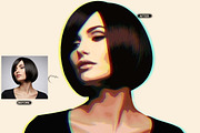 VECTOR POSTER POP FX Ps Action, an Action Add-On by Studio Retouch (Thumbnail 4 of 10)