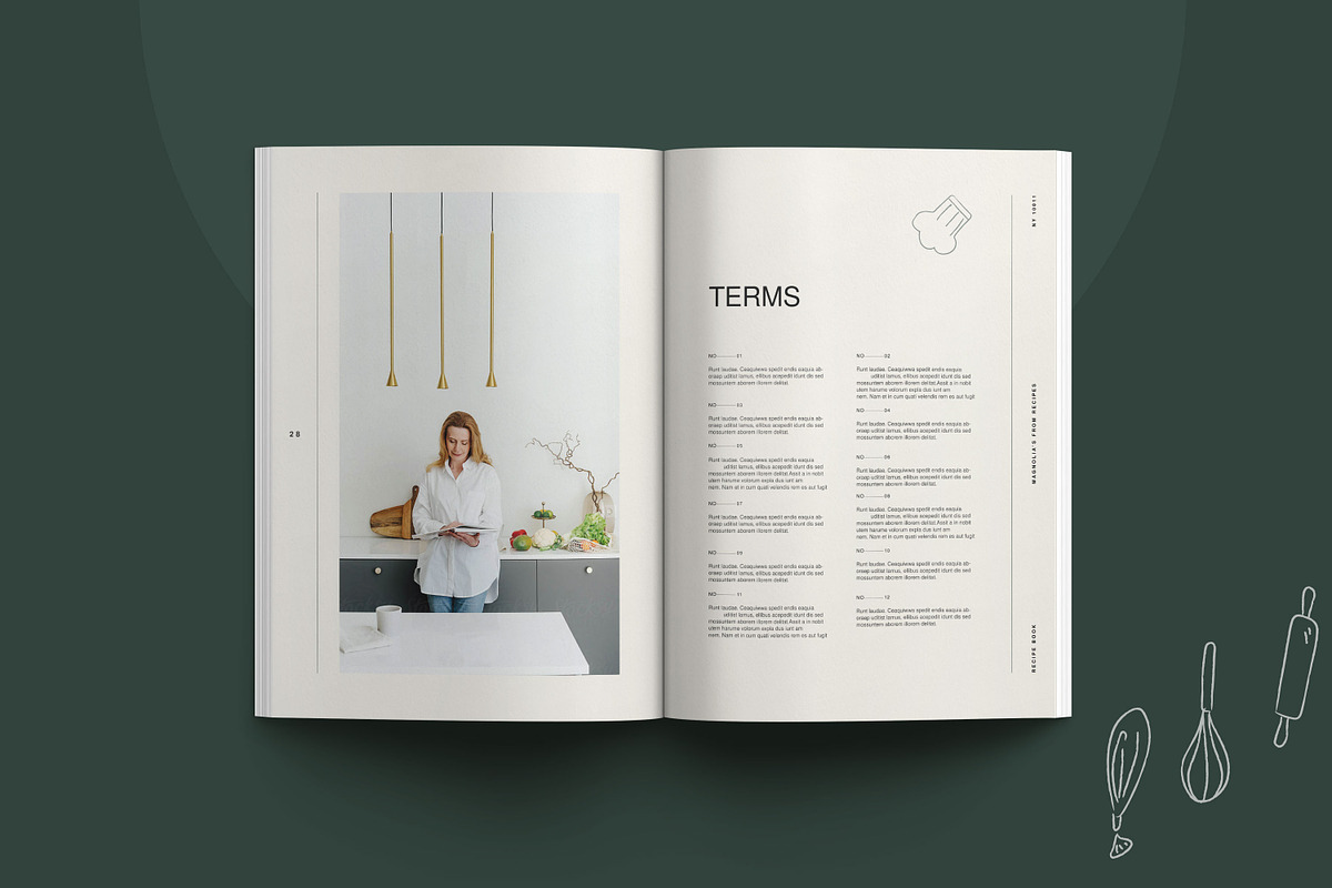 Cookbook | Recipe Book, a Brochure Template by S A N D Y (Photo 11 of 12)