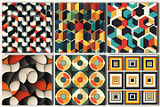 Geometric seamless patterns, a Pattern Graphic by DreamCafeArt (Thumbnail 4 of 5)