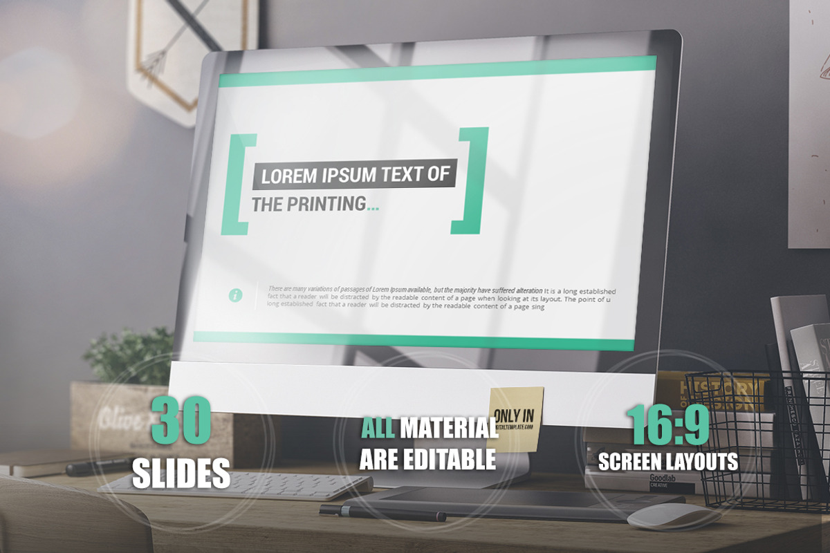 Clean Powerpoint Presentation, a Presentation Template by Radomir (Photo 1 of 4)