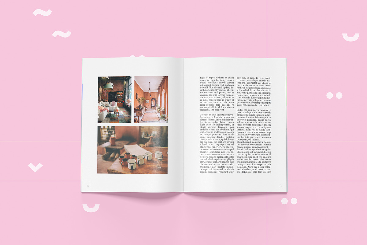 Core - Letter size Magazine Template, a Magazine Template by Tèrso. (Photo 4 of 10)