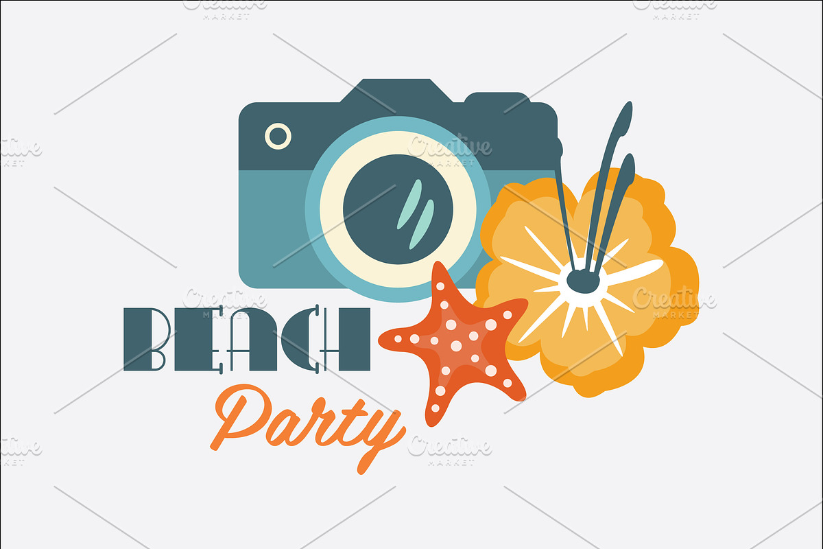 summer party logo design, a Branding & Logo Template by Amazing crafter