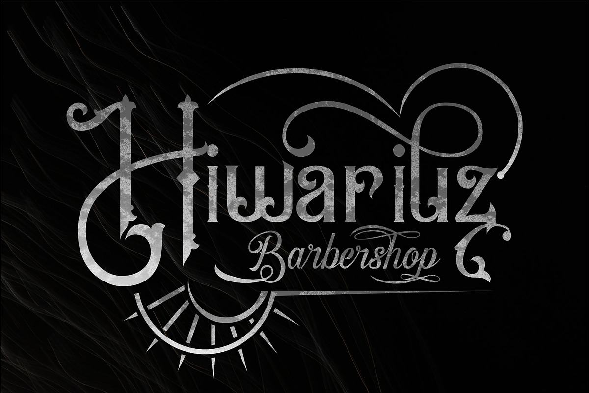 Black Savior Victorian retro Font, a Symbol Font by SHEILLA (Photo 2 of 18)