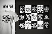 Retro Sport Animal T-Shirt Designs, a Sport Illustration by bazzier_graphik (Thumbnail 3 of 6)
