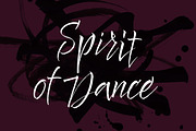 Spirit of Dance Font & Extras, a Script Font by Vera Holera (Thumbnail 1 of 4)