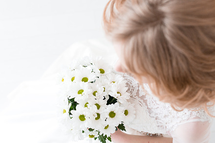 Beautiful bride with wedding flowers, a Person Photo by HelennaArt