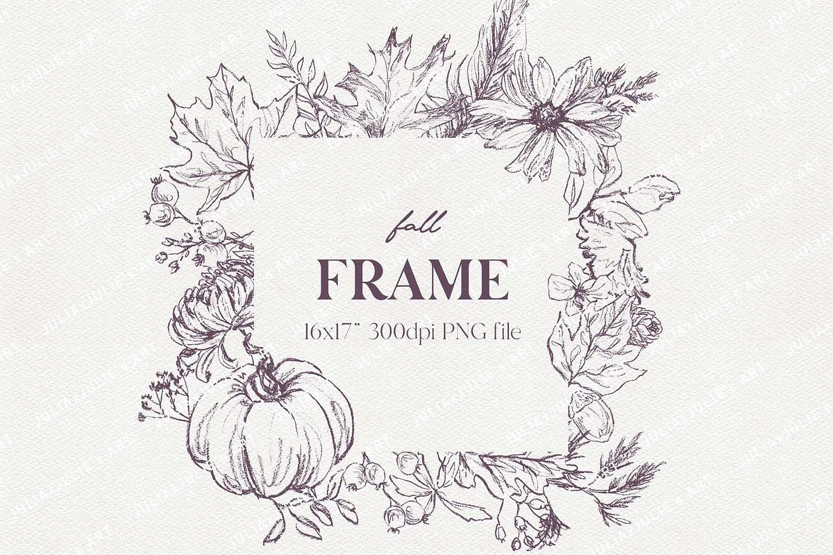 fall pumpkin clipart, an Illustration by JULIA x JULIE's ART (Photo 6 of 20)