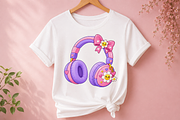 Kawaii Pastel Daisy Dream Headphones, an Object Illustration by HyeRi (Thumbnail 2 of 7)