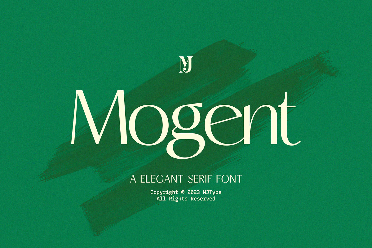 Mogent, a Serif Font by MJtypefoundry (Photo 1 of 8)