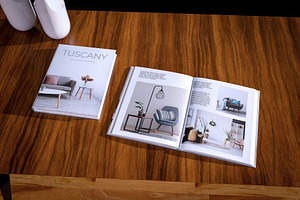 Coffee Table Book Mockup - 12 Views