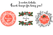 Vector garden strawberry, an Illustration by TashaDraw (Thumbnail 5 of 7)