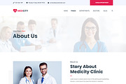 Medical & Health Website, a Landing Page Template by ArtifyWeb (Thumbnail 4 of 16)