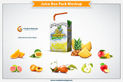 Juice Box Pack Mockup, a Merchandise Mockup by Plus Media (Thumbnail 5 of 6)