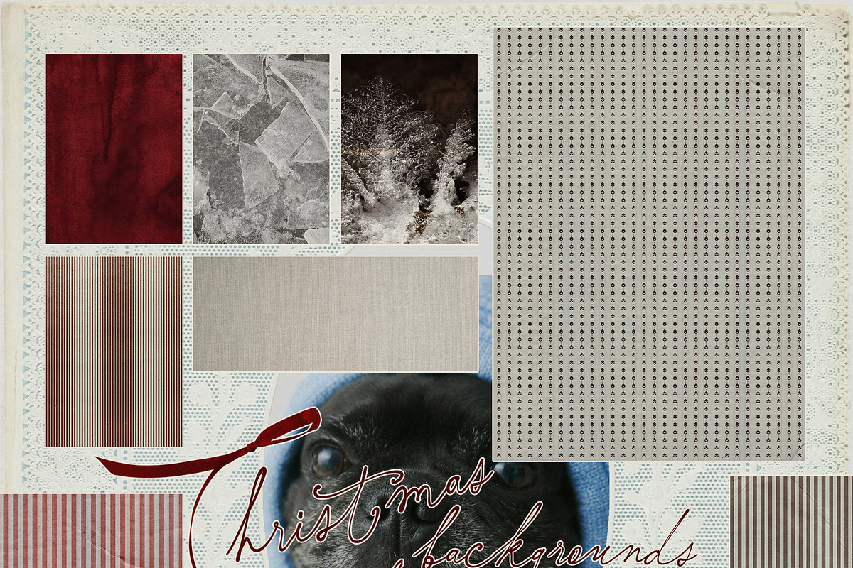 Vintage Christmas Collage, an Object Graphic by Purple (Photo 11 of 12)