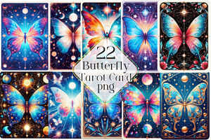 Butterfly Tarot Cards Sublimation