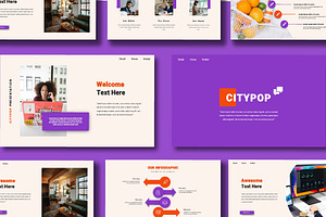 Citypop Creative Keynote, a Presentation Template by Overcloud