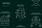 Alien and Sci Fi Icon Set, an Outline Icon by Prosymbols (Thumbnail 3 of 6)