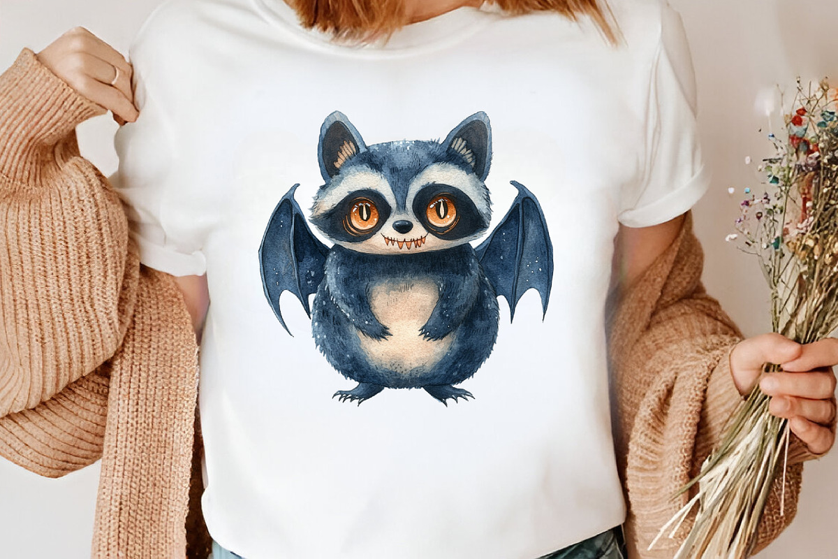 Watercolor Cute Evil Animals Clipart, an Illustration by Canvas Craft (Photo 5 of 7)