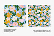 vintage seamless floral pattern set, a Pattern Graphic by Patishop Art (Thumbnail 10 of 14)