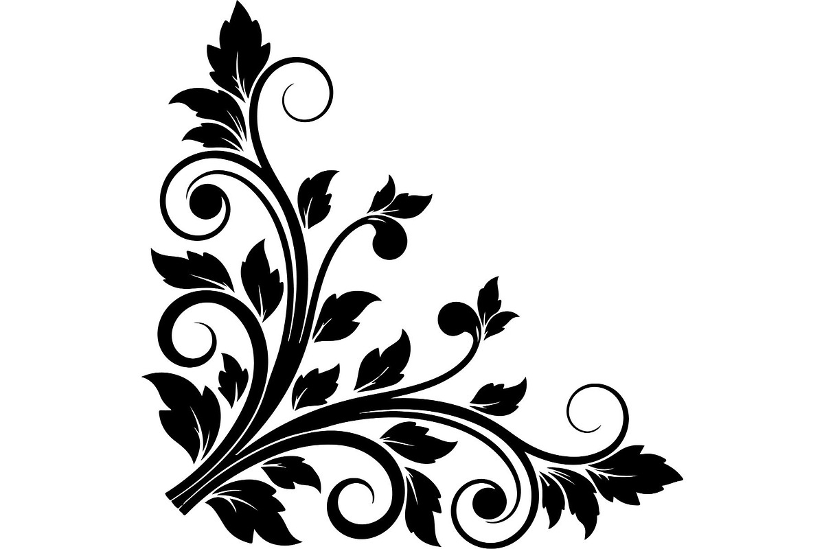 Vintage Floral Corner, an Object Graphic by Designer_Momina (Photo 18 of 29)