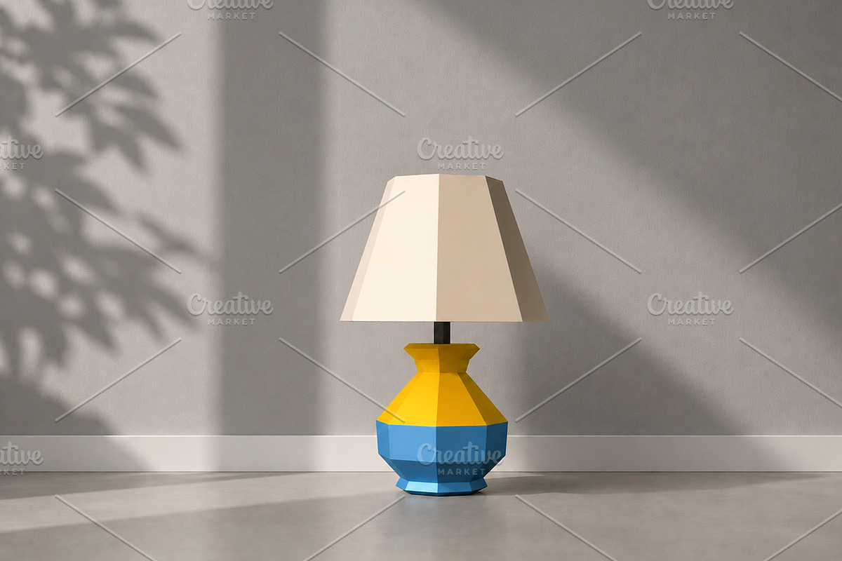 Table lamp - 3d papercraft, an Object 3D Model by PAPER amaze (Photo 2 of 2)