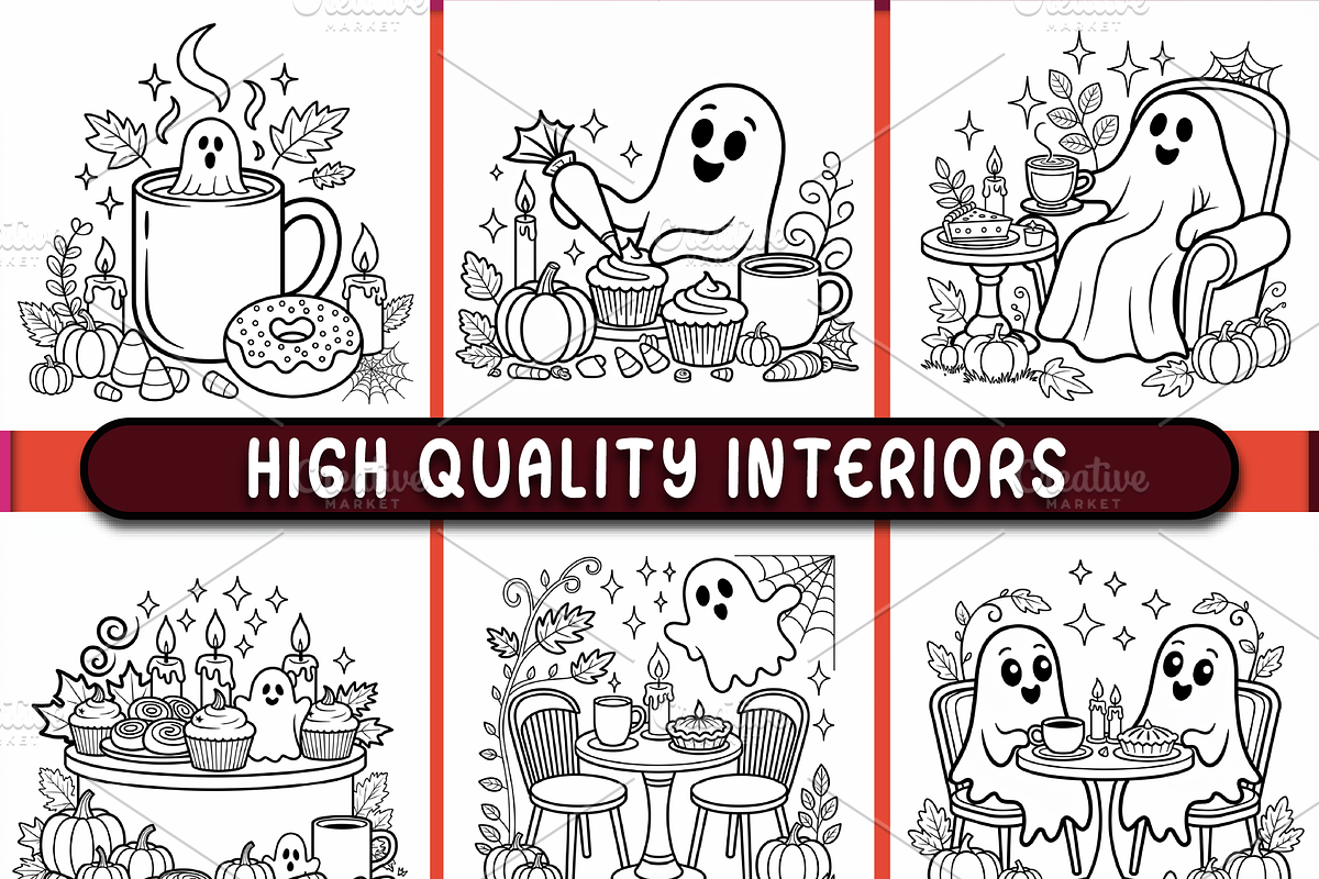 Haunted Pumpkin Spice Cafe, a Decorative Illustration by Ink Gallery (Photo 4 of 4)