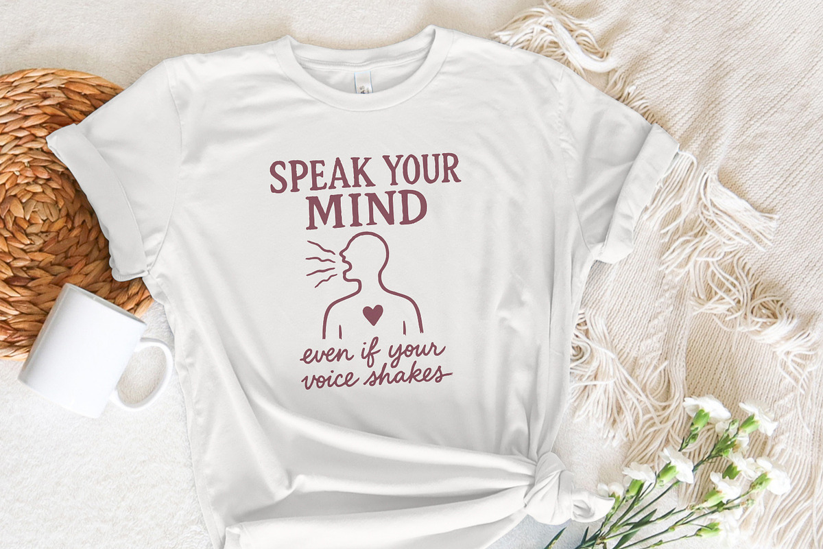 Speak Your Mind Even If Your Voice, an Illustration by SharpMarketplace (Photo 6 of 9)